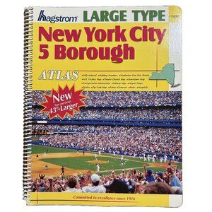 Hagstrom Large Type New York City 5 Borough Atlas, 2002